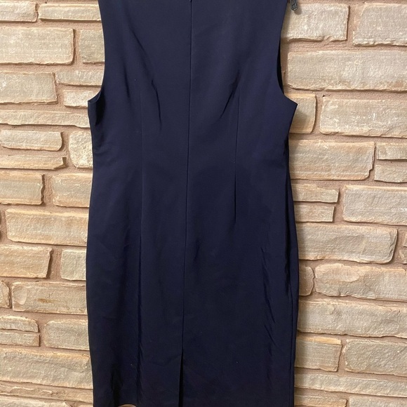 Alex MARIE  Elegant Black Sleeveless Dress Size 16 - Picture 4 of 9